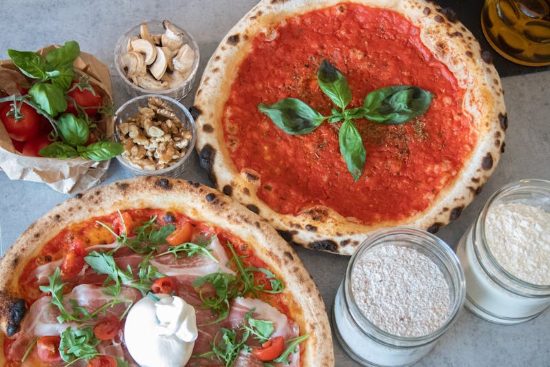 Burrata with roasted tomatoes